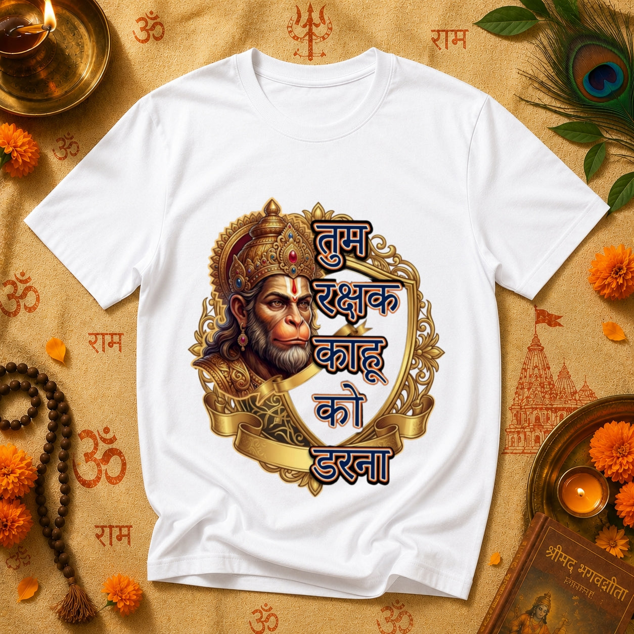 Hanuman Rakshak Premium Devotional T-Shirt