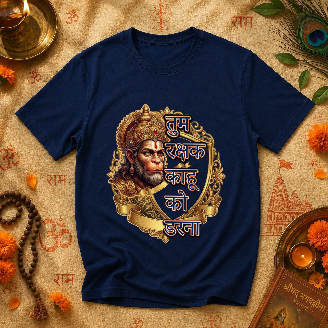 Hanuman Rakshak Premium Devotional T-Shirt